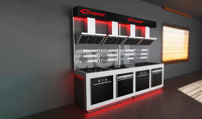 Conti Built-in Stands